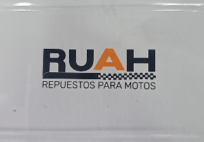 La marca Ruah ofrece pastillas de freno y bandas para motos diseñadas para brindar seguridad, durabilidad y rendimiento confiable en el frenado y la transmisión. Las pastillas de freno Ruah están hechas con compuestos que aseguran frenadas consistentes, buena respuesta y desgaste equilibrado, ideales para uso urbano y diario. Las bandas Ruah proporcionan transmisión suave de potencia, resistencia al estiramiento y larga vida útil, ayudando a mantener un desempeño estable en tu moto. UP MOTOS S.A.S, en Rionegro, Antioquia, distribuye pastillas y bandas Ruah junto con otros repuestos y accesorios, brindando asesoría profesional para elegir productos que garanticen seguridad, eficiencia y buen desempeño en cada recorrido.