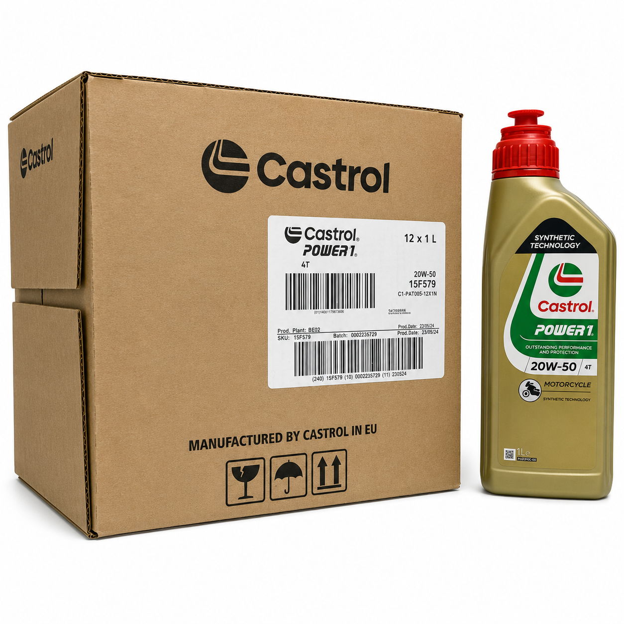 ACEITE 4T CASTROL POWER1 20W50 CASTROL - Imagen de 2