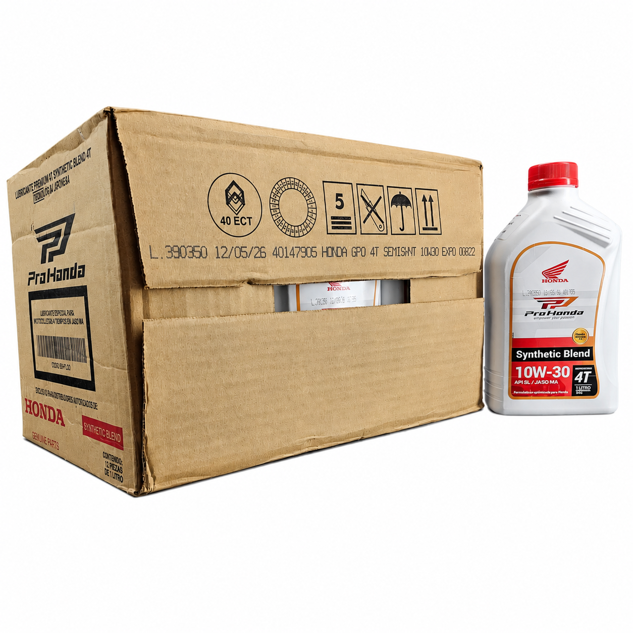 ACEITE 4T HONDA GENUINO 10W30 HONDA A 08233-M99-K1LQD - Imagen de 2
