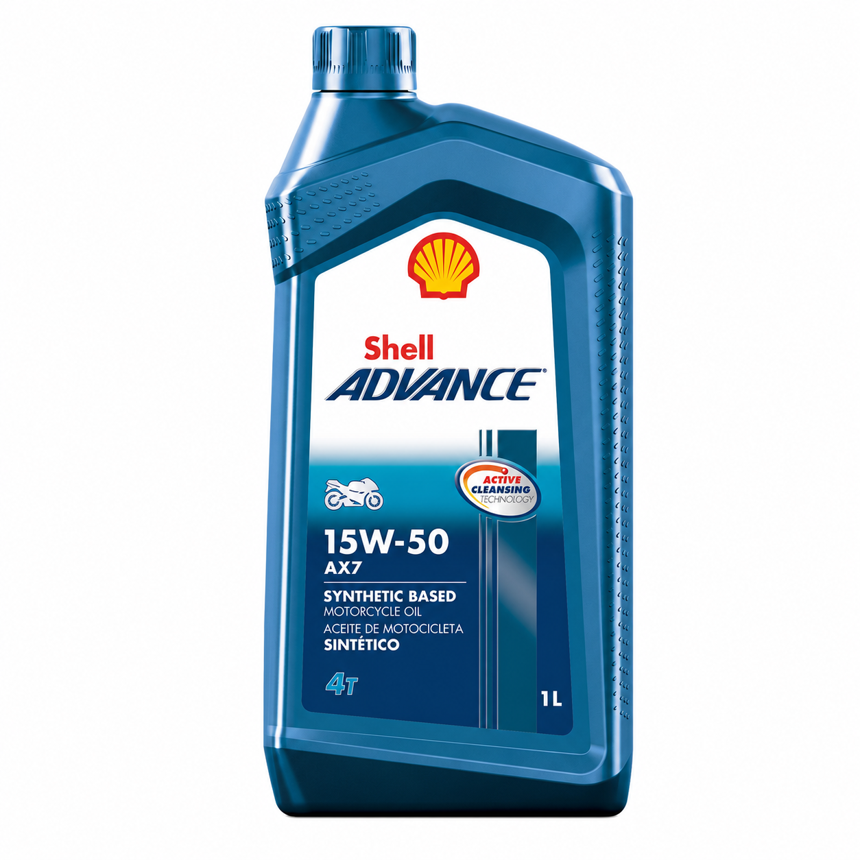 ACEITE 4T SHELL ADVANCE AX7 15W50FULL SINTETICO