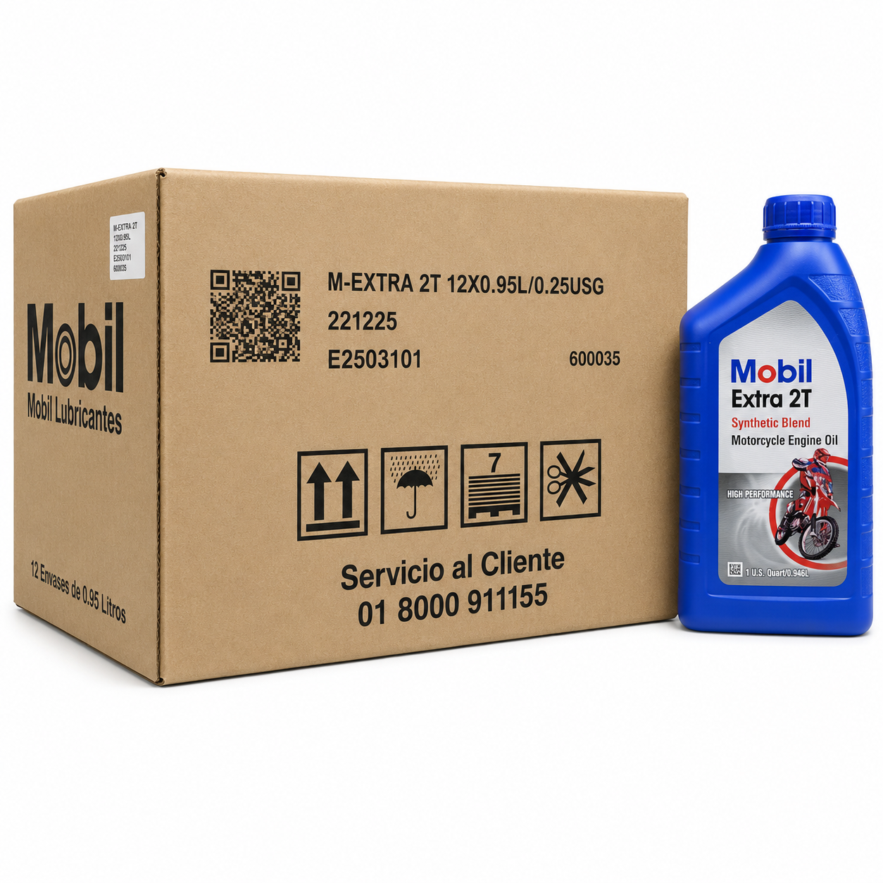 ACEITE 2T MOBIL EXTRA 600035