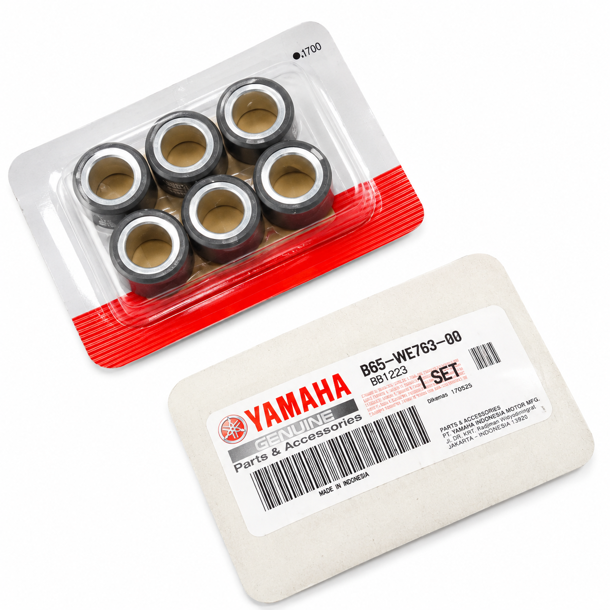 KIT ROLLERS NMAX 155 V2 CONNECTED V2/NMAX 155 V3/AEROX 155 B65WE7630000