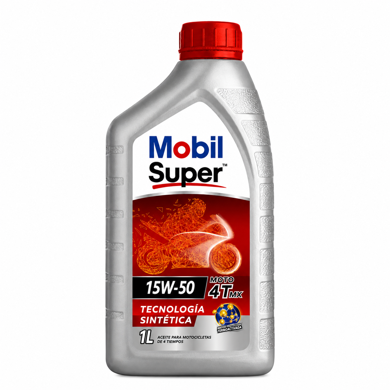 ACEITE MOBIL 4T 15W50 (TAPA ROJA)
