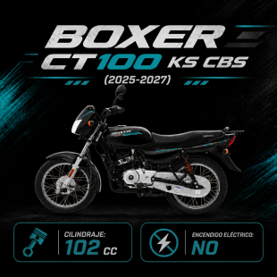 BOXER CT 100 KS CBS (2025-2026) SIN ENCENDIDO ELECTRICO
