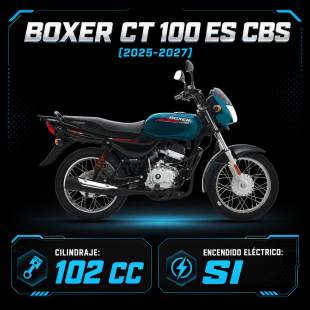 BOXER CT 100 ES CBS (2025-2026) CON ENCENDIDO ELECTRICO